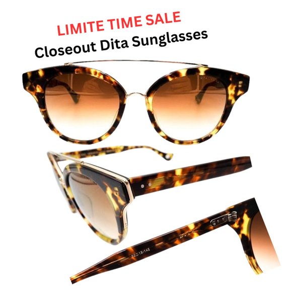 NEW AUTHENTIC CLOSEOUT DITA MEDINA SUNGLASSES $650